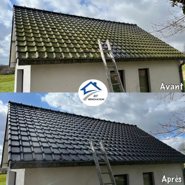 Tuiles poreuses —> Toiture protégée durablement