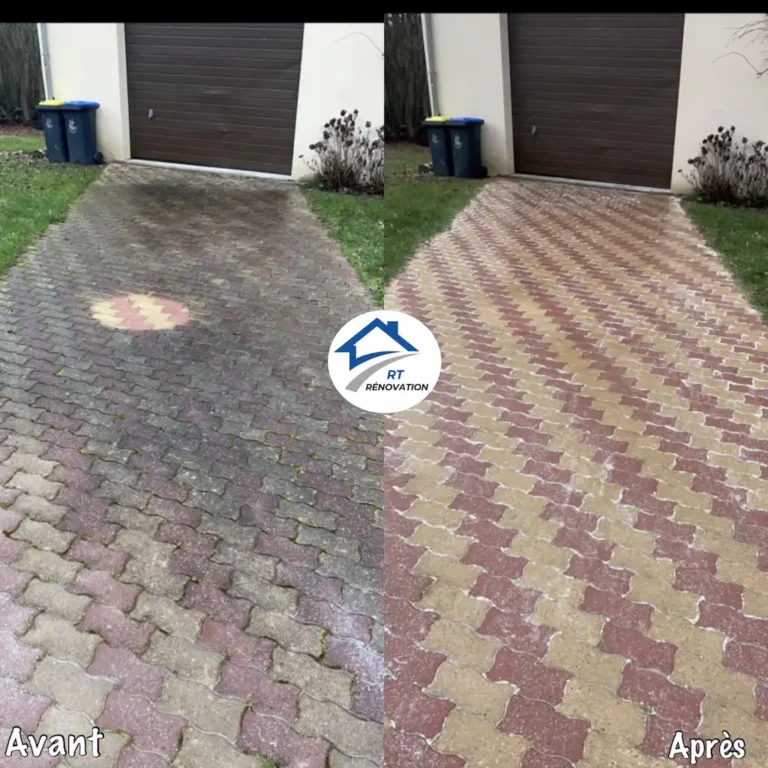 Nettoyage de pavés haguenau