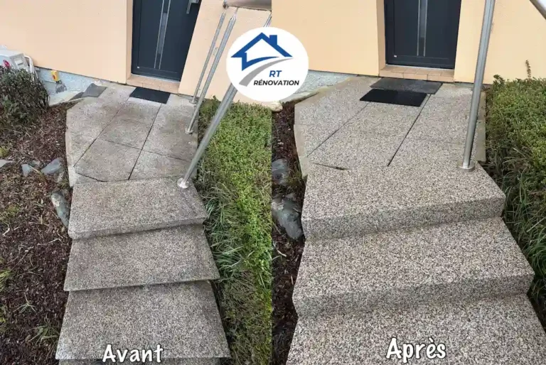 Nettoyage de pavés saverne